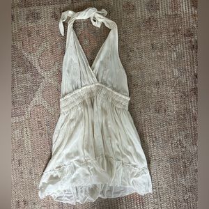 Ocean drive ivory halter dress